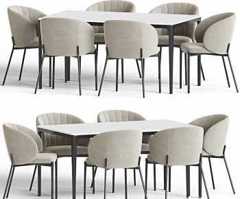 Modern Dining Table And Chairs-ID:425581939