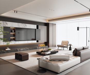 Modern A Living Room-ID:290693042