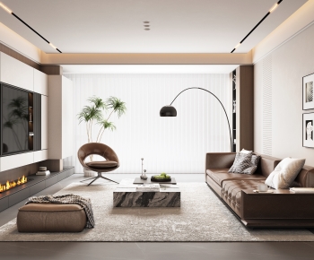 Modern A Living Room-ID:155057916