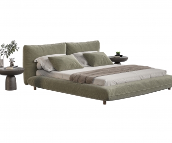 Modern Double Bed-ID:998872045