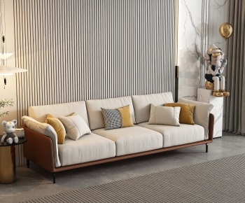 Modern Three-seat Sofa-ID:660176042