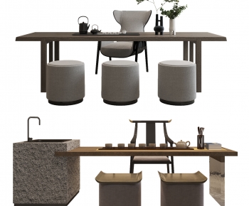 Modern Tea Tables And Chairs-ID:392271045