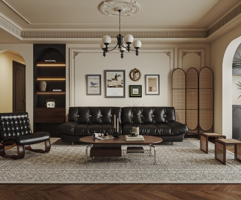 French Style A Living Room-ID:116122018