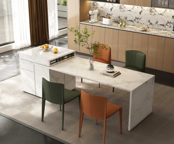 Modern Dining Table And Chairs-ID:290826084