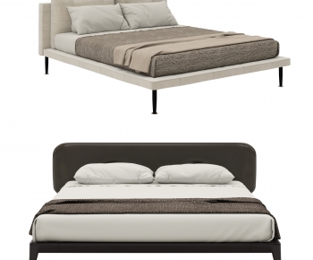 Modern Double Bed-ID:842103004