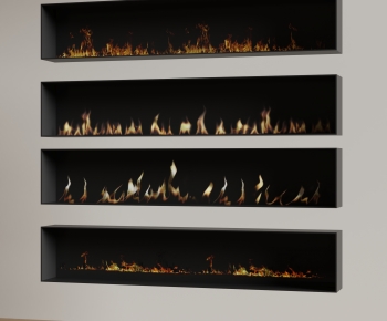 Modern Electronic Fireplace-ID:166070942