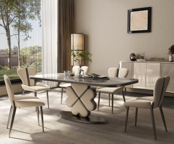 Modern Dining Table And Chairs-ID:200360067