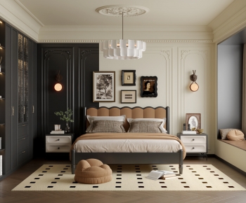 French Style Bedroom-ID:201959637