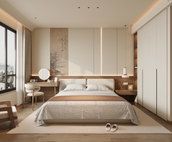 New Chinese Style Bedroom-ID:656280045