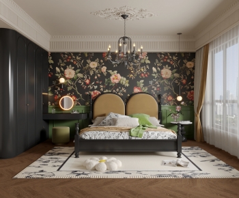 American Style Bedroom-ID:776227003