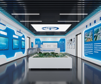 Modern Exhibition Hall-ID:412795075