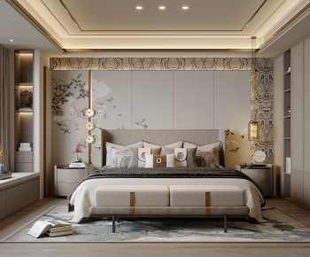 New Chinese Style Bedroom-ID:817960986