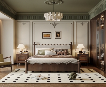 French Style Bedroom-ID:871889111