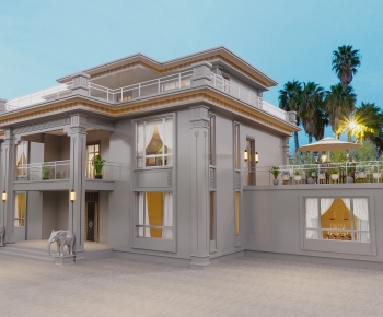 New Chinese Style Detached Villa-ID:905981119