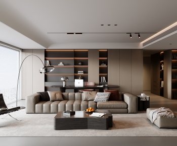 Modern A Living Room-ID:708401926