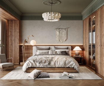 Wabi-sabi Style Bedroom-ID:726247072