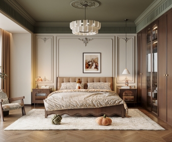 French Style Bedroom-ID:107495075