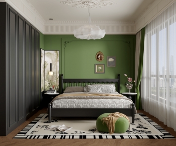 French Style Bedroom-ID:942137961