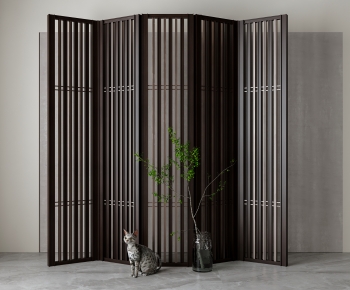 New Chinese Style Wooden Screen Partition-ID:581331976