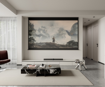 Modern A Living Room-ID:205291037