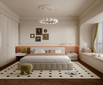 French Style Bedroom-ID:983551985