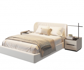 Modern Double Bed-ID:250479941