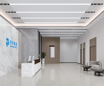 Modern Office Reception Desk-ID:643548979