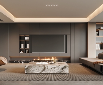 Modern A Living Room-ID:440274958