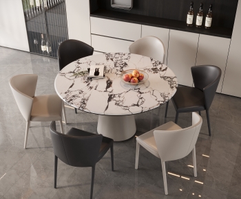 Modern Dining Table And Chairs-ID:442779065