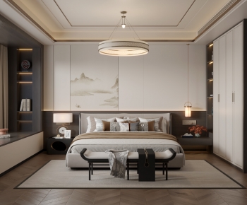 New Chinese Style Bedroom-ID:247111083