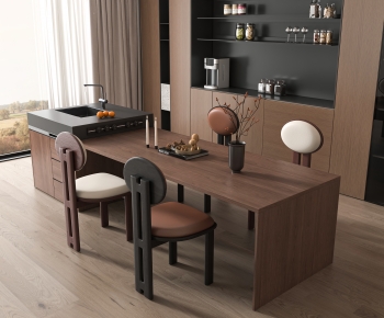 Modern Dining Table And Chairs-ID:128844025