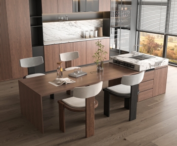 Modern Dining Table And Chairs-ID:996989019