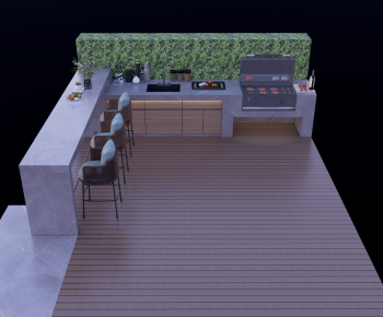 Modern Counter Bar-ID:492342008