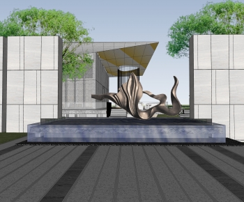 Modern Sculpture Sketch-ID:799340963