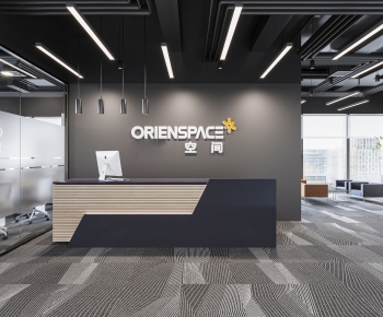 Modern Office Reception Desk-ID:421844012