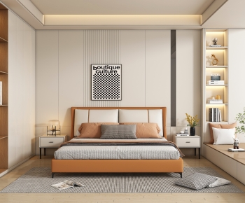 Modern Bedroom-ID:666850098