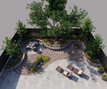 Modern Courtyard/landscape-ID:126080045