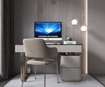 Modern Computer Desk And Chair-ID:232223038