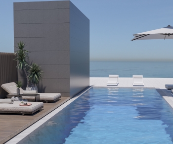 Modern Swimming Pool-ID:947388894