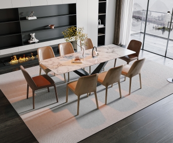 Modern Dining Table And Chairs-ID:469038968