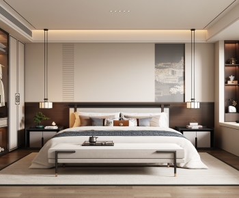 New Chinese Style Bedroom-ID:643888004