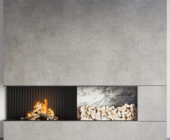 Modern Fireplace-ID:258269076