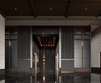 New Chinese Style Lobby Hall-ID:963635922