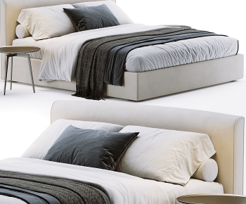 Modern Double Bed-ID:544142011