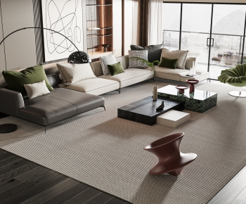 Modern Sofa Combination-ID:127407077