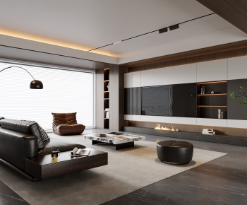 Modern A Living Room-ID:833393107