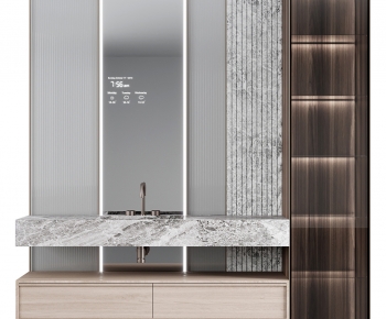 Modern Bathroom Cabinet-ID:673840055