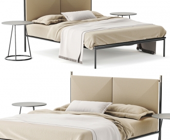 Nordic Style Double Bed-ID:495698931