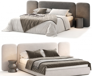 Modern Double Bed-ID:502485048