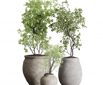 Modern Ground Green Plant Potted Plants-ID:332988988